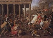 Nicolas Poussin Destruction of the temple of Ferusalem by Titus oil on canvas